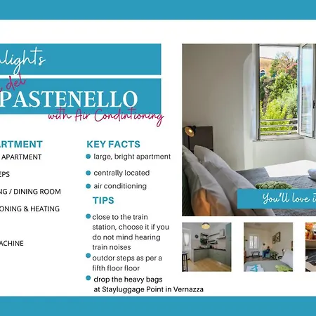아파트 La Casa Del Pastenello Family With Ac
